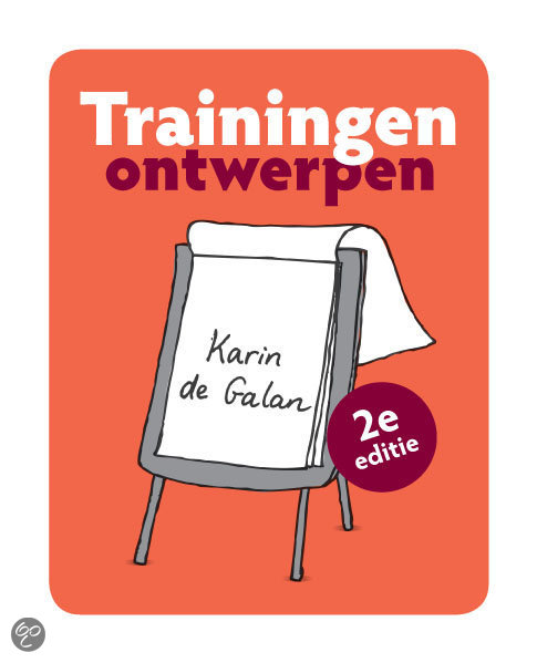 Boekcover Trainingen ontwerpen